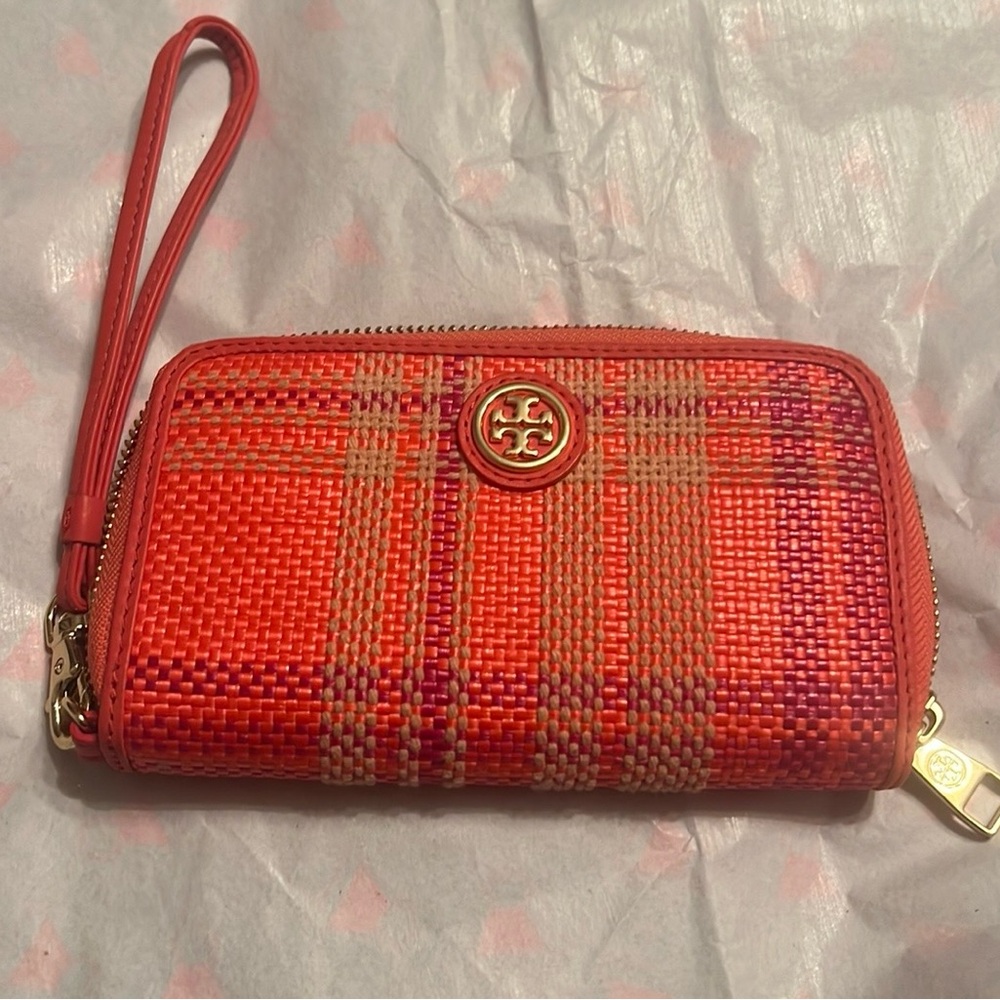 Tory Burch Zip Around Wallet Wristlet